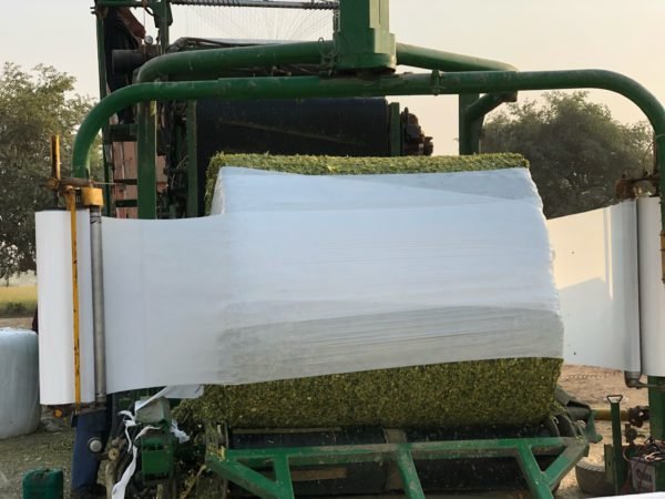 Silage Wrapping With Baler