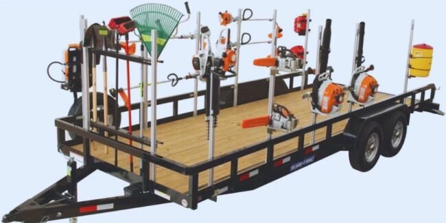 trailer tool rack trailer tool rack