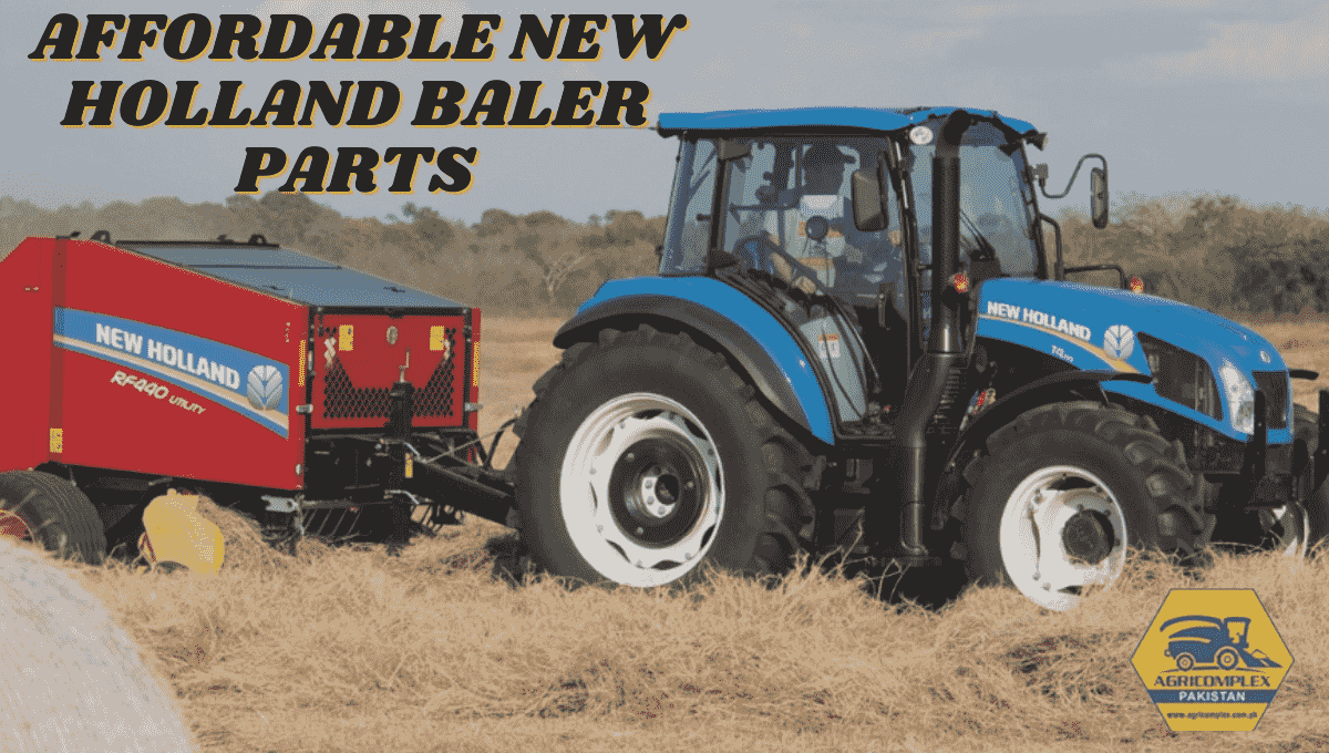 AFFORDABLE NEW HOLLAND BALER PARTS Cost-effective New Holland baler parts on display.